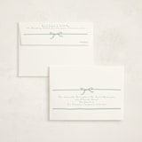 "Gift" - Birth Announcement Thank You Cards in Mint by Erin L. Wilson - FREE Recipient Addressing