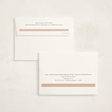 "Serene" - Birth Announcement Thank You Cards in Blush by Jessica Williams - FREE Recipient Addressing