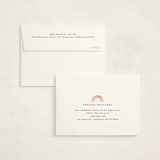"Pretty Rainbow" - Birth Announcement Thank You Cards in Rainbow by Lori Wemple - FREE Recipient Addressing
