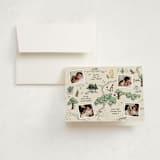"Hundred Acre Wood" - Birth Announcement Thank You Cards in Natural by Heather Schertzer - Front