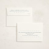 "Mickey fabric frame" - Birth Announcement Thank You Cards in Chambray by Lea Delaveris - FREE Recipient Addressing