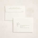"Signature Babe" - Birth Announcement Thank You Cards in Peach by Jessica Williams - FREE Recipient Addressing