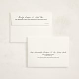 "Swing" - Birth Announcement Thank You Cards in Snow by Lauren Chism - FREE Recipient Addressing