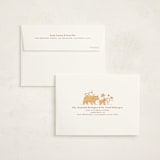 "Baby Bear" - Birth Announcement Thank You Cards in Cream by Morgan Ramberg - FREE Recipient Addressing