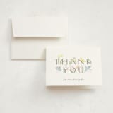 "Baby Garden" - Birth Announcement Thank You Cards in Sky by Eve Schultz - Front