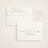"Swoop" - Birth Announcement Thank You Cards in Cloud by Jackie Crawford - FREE Recipient Addressing