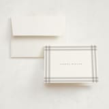 "Delightful Welcome" - Birth Announcement Thank You Cards in Gravel by Olivia Raufman - Front
