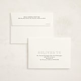 "snug" - Birth Announcement Thank You Cards in Powder by Sara Hicks Malone - FREE Recipient Addressing