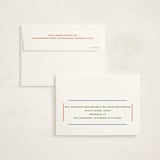 "Framework" - Birth Announcement Thank You Cards in Halo by Baumbirdy - FREE Recipient Addressing