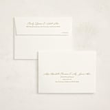 "Inspired Introduction" - Birth Announcement Thank You Cards in Wheat by Carolyn MacLaren - FREE Recipient Addressing