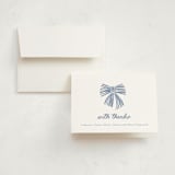 "casual hello" - Birth Announcement Thank You Cards in Snow by Angela Marzuki - Front