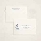 "Dreamy Garden" - Birth Announcement Thank You Cards in Cloud by Teju Reval - FREE Recipient Addressing