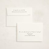 "Up Top" - Birth Announcement Thank You Cards in Ink by Carolyn MacLaren - FREE Recipient Addressing