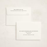 "Minimal Three" - Birth Announcement Thank You Cards in Milk by Playground Prints - FREE Recipient Addressing