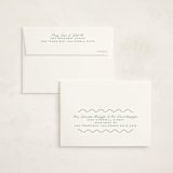 "Squiggle" - Birth Announcement Thank You Cards in Moss by Kelly Watkins - FREE Recipient Addressing
