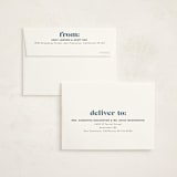 "Bold Nickname" - Birth Announcement Thank You Cards in Bluebird by Shirley Lin Schneider - FREE Recipient Addressing