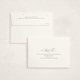 "Walden" - Birth Announcement Thank You Cards in Fern by Megan Davis - FREE Recipient Addressing