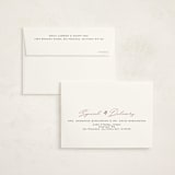"Prim" - Birth Announcement Thank You Cards in Petal by Melissa Egan of Pistols - FREE Recipient Addressing