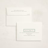 "scalloped gallery" - Birth Announcement Thank You Cards in Pool by Sarah Curry - FREE Recipient Addressing