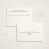 "Exemplary" - Birth Announcement Thank You Cards in Cotton by Olivia Raufman - FREE Recipient Addressing