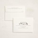 "Special Delivery" - Birth Announcement Thank You Cards in Slate by Morgan Ramberg - FREE Recipient Addressing