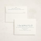 "Iconic bebe" - Birth Announcement Thank You Cards in Bluebird by Creo Study - FREE Recipient Addressing
