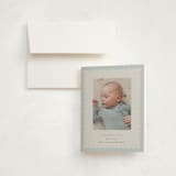 "charmed" - Birth Announcement Thank You Cards in Sky by Nicoletta Savod - Front