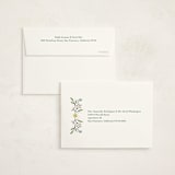 "Spring Blooms" - Birth Announcement Thank You Cards in Daffodil by Alice Nelen - FREE Recipient Addressing