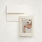 "eloise" - Birth Announcement Thank You Cards in Peach by Ellen Schlegelmilch - Front