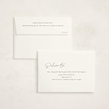 "Simply" - Birth Announcement Thank You Cards in Noir by AK Graphics - FREE Recipient Addressing