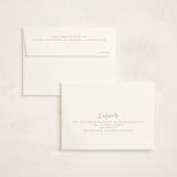 "quirky fun" - Birth Announcement Thank You Cards in Rose by Cass Loh - FREE Recipient Addressing