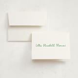 "Jolly Good" - Birth Announcement Thank You Cards in Clover by Megan Davis - Front