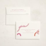 "Wiggle Worm" - Birth Announcement Thank You Cards in Peach Sherbet by Lauren Chism - FREE Recipient Addressing