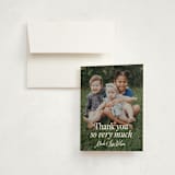 "Together" - Birth Announcement Thank You Cards in Cloud by Erin L. Wilson - Front