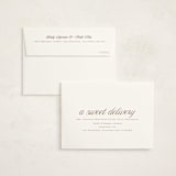 "cupcake" - Birth Announcement Thank You Cards in Marshmallow by chocomocacino - FREE Recipient Addressing