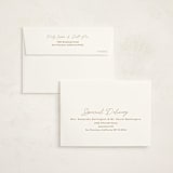 "Swaddle" - Birth Announcement Thank You Cards in Rust by Stacey Meacham - FREE Recipient Addressing