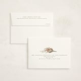 "Boho Bouquet" - Birth Announcement Thank You Cards in Rose by Joanna Griffin - FREE Recipient Addressing
