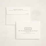 "Dolce" - Birth Announcement Thank You Cards in Grape by Everett Paper Goods - FREE Recipient Addressing