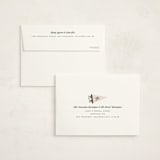 "Pennant" - Birth Announcement Thank You Cards in Ivy by Pixel and Hank - FREE Recipient Addressing
