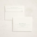 "Elio" - Birth Announcement Thank You Cards in Eucalyptus by Blustery August - FREE Recipient Addressing