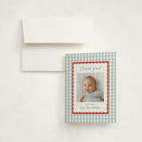 "playful pattern" - Birth Announcement Thank You Cards in Picnic by Christy Hy Lee - Front