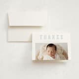 "sweet gallery" - Birth Announcement Thank You Cards in Sky by Kristie Kern - Front