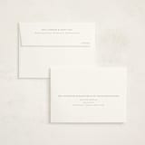 "Curved Duo" - Birth Announcement Thank You Cards in Stone by Carolyn MacLaren - FREE Recipient Addressing