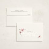 "Flower Petals" - Birth Announcement Thank You Cards in Petals by Melinda Denison - FREE Recipient Addressing