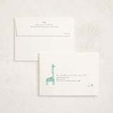 "All God's Creatures" - Birth Announcement Thank You Cards in Narwhal by Carrie ONeal - FREE Recipient Addressing