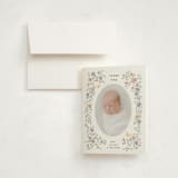 "Tiny Flowers" - Birth Announcement Thank You Cards in Garden by Grae - Front