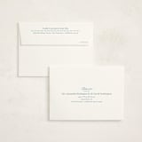 "Simple Happiness" - Birth Announcement Thank You Cards in Seagrass by Claudia Orengo - FREE Recipient Addressing