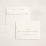 "soft frame" - Birth Announcement Thank You Cards in Peachy by Phrosné Barwood - FREE Recipient Addressing