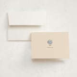 "Vintage Toys" - Birth Announcement Thank You Cards in Pond by Creo Study - Front