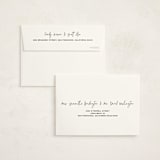 "overjoyed script" - Birth Announcement Thank You Cards in Onyx by Lindsay Stetson Thompson - FREE Recipient Addressing